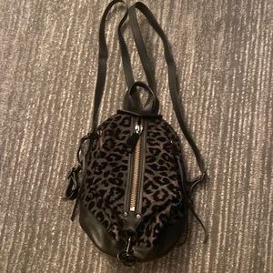 Rebecca Minkoff Mini Julian Leopard Backpack